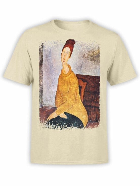 1369 Amedeo Modigliani T Shirt Portrait de Jeanne Hebuterne Front