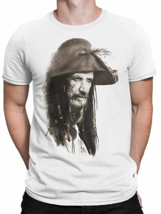 1372 Pirates of the Caribbean T Shirt Captain Teague Front Man