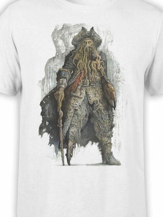 1374 Pirates of the Caribbean T Shirt Davy Jones Front Color