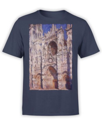 1409 Claude Monet T Shirt Rouen Cathedral Front