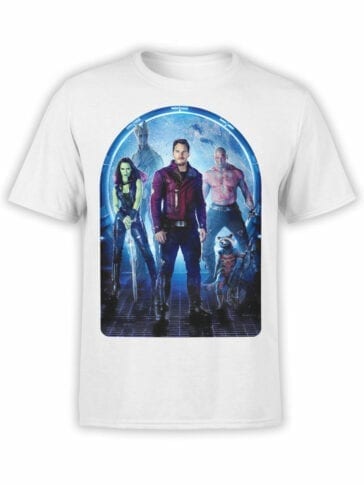 1411 Guardians of the Galaxy T Shirt Team Front