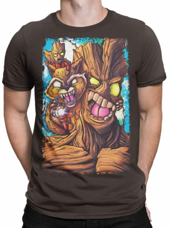 1419 Guardians of the Galaxy T Shirt Rage Front Man