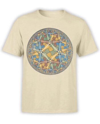 1424 Cornelis Escher T Shirt Circle limit II Front