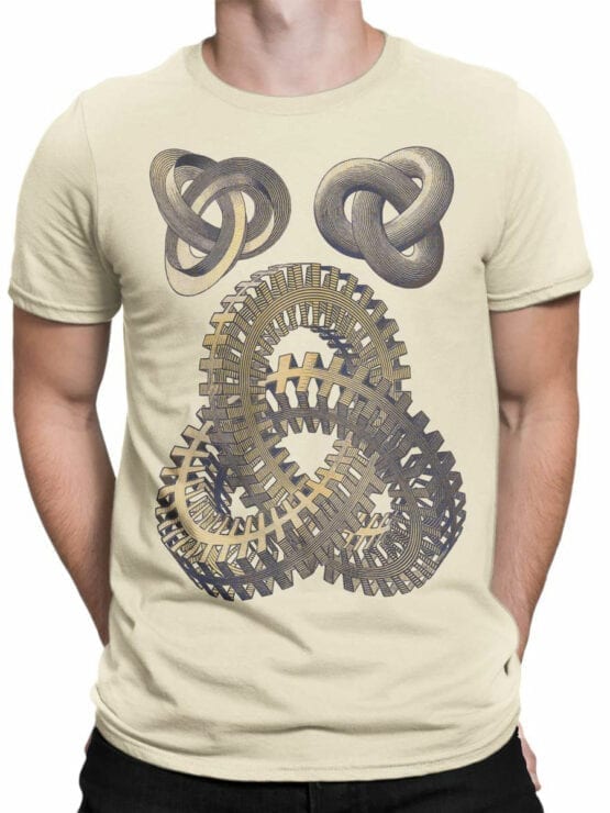1428 Cornelis Escher T Shirt Knots Front Man