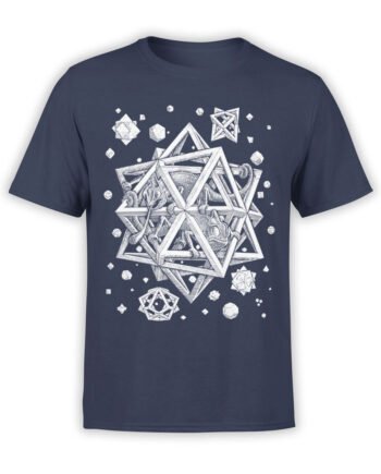 1429 Cornelis Escher T Shirt Stars Front