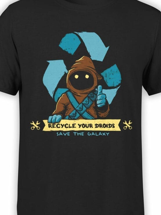 1431 Star Wars T Shirt Recycle Front Color