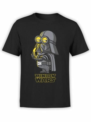 1434 Star Wars T Shirt Minion Wars Front