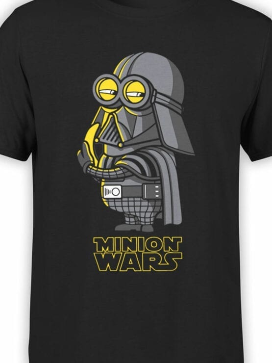 1434 Star Wars T Shirt Minion Wars Front Color