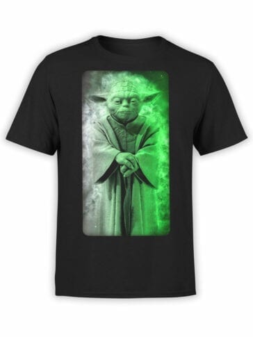 1435 Star Wars T Shirt Yoda Front