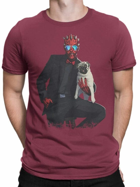 1439 Star Wars T Shirt Maul and Pug Front Man