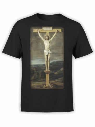 1444 Diego Velazquez T Shirt The Crucifixion Of Christ Front