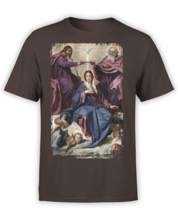 1446 Diego Velazquez T Shirt Coronation of the Virgin Front