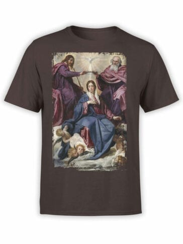 1446 Diego Velazquez T Shirt Coronation of the Virgin Front