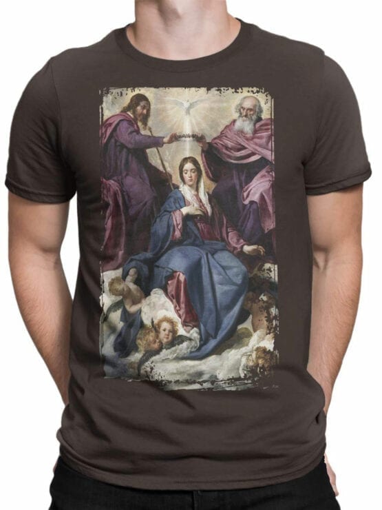 1446 Diego Velazquez T Shirt Coronation of the Virgin Front Man
