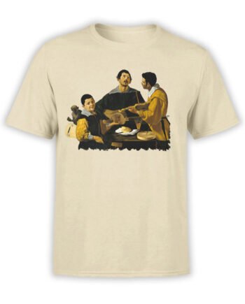 1448 Diego Velazquez T Shirt The Three Musicians Front