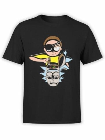 1457 Rick and Morty T Shirt Tuning Front