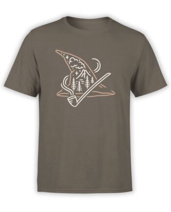1462 The Lord of the Rings T Shirt Gandalf Hat Front
