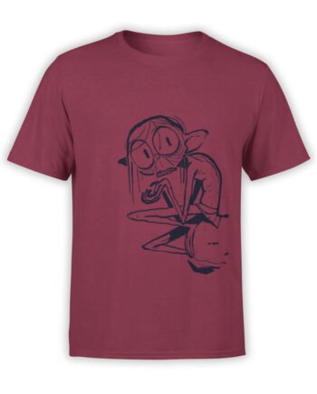 1468 The Lord of the Rings T Shirt Cute Gollum Front