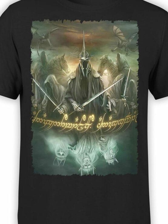 1474 The Lord of the Rings T Shirt Mordor Front Color