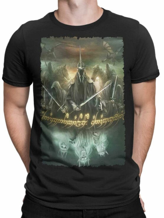 1474 The Lord of the Rings T Shirt Mordor Front Man