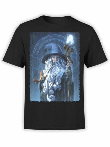 1481 The Lord of the Rings T Shirt Gandalf Front