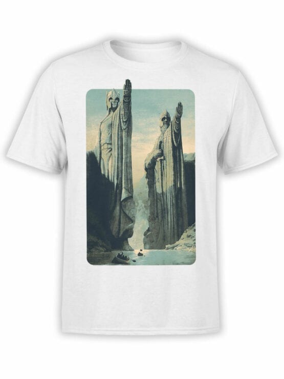 1485 The Lord of the Rings T Shirt Argonath Front