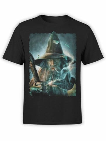 1491 The Lord of the Rings T Shirt Gandalf Front