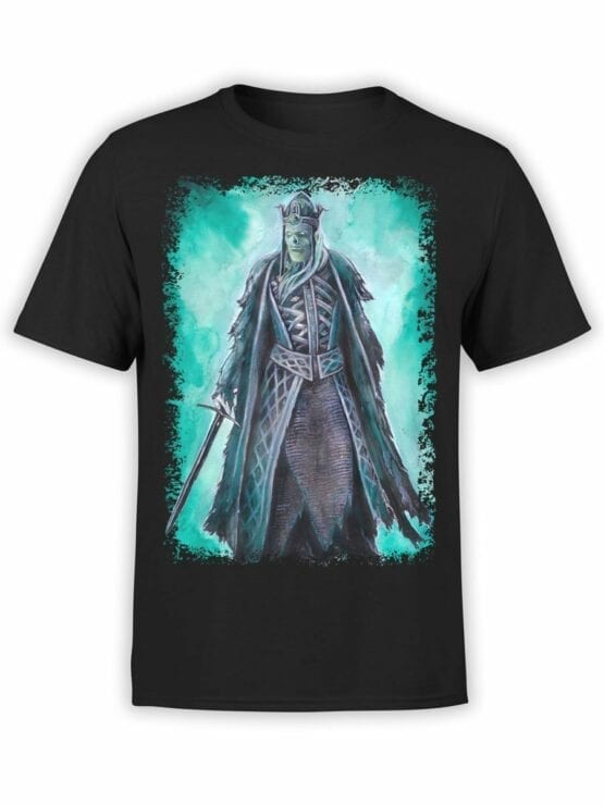 1497 The Lord of the Rings T Shirt King of the Dead Front