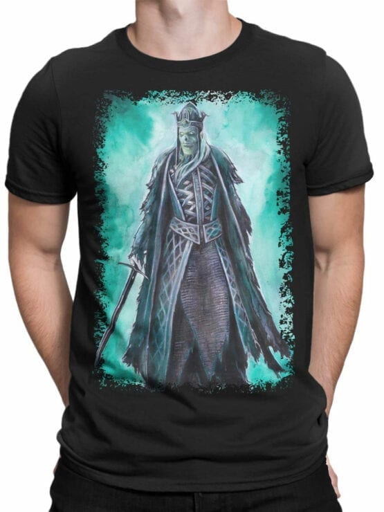 1497 The Lord of the Rings T Shirt King of the Dead Front Man