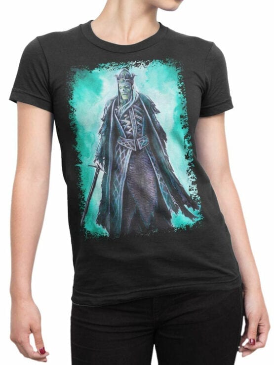 1497 The Lord of the Rings T Shirt King of the Dead Front Woman