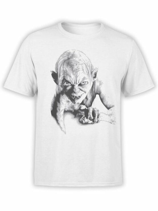 1509 The Lord of the Rings T Shirt Gollum Front