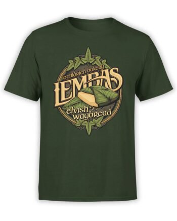 1510 The Lord of the Rings T Shirt Lembas Front