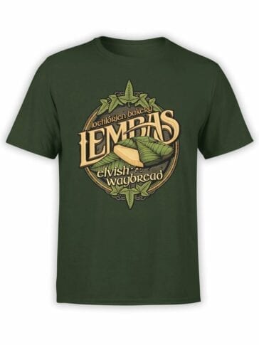 1510 The Lord of the Rings T Shirt Lembas Front