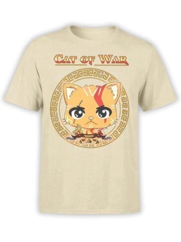 1515 God of War T Shirt Cat of War Front