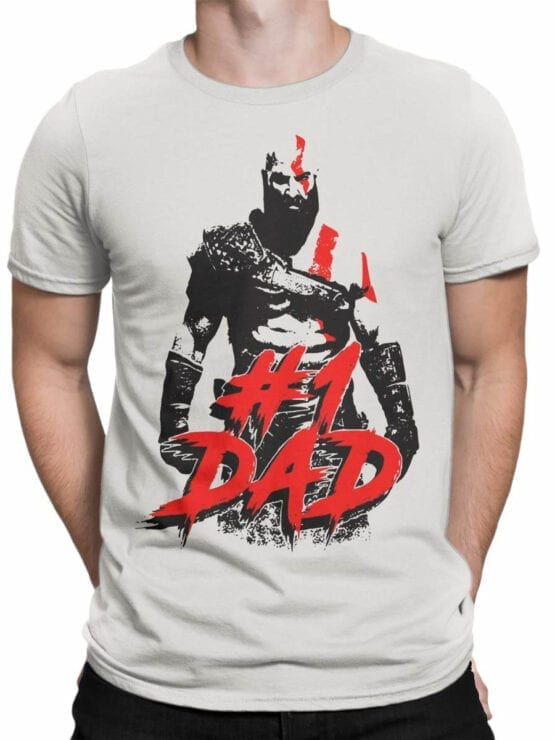 1516 God of War T Shirt 1 Dad Front Man