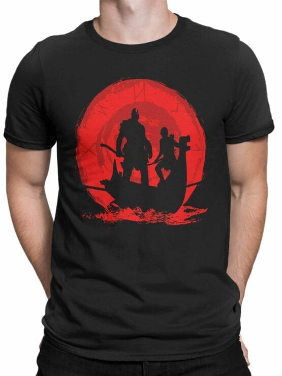 1523 God of War T Shirt River Front Man