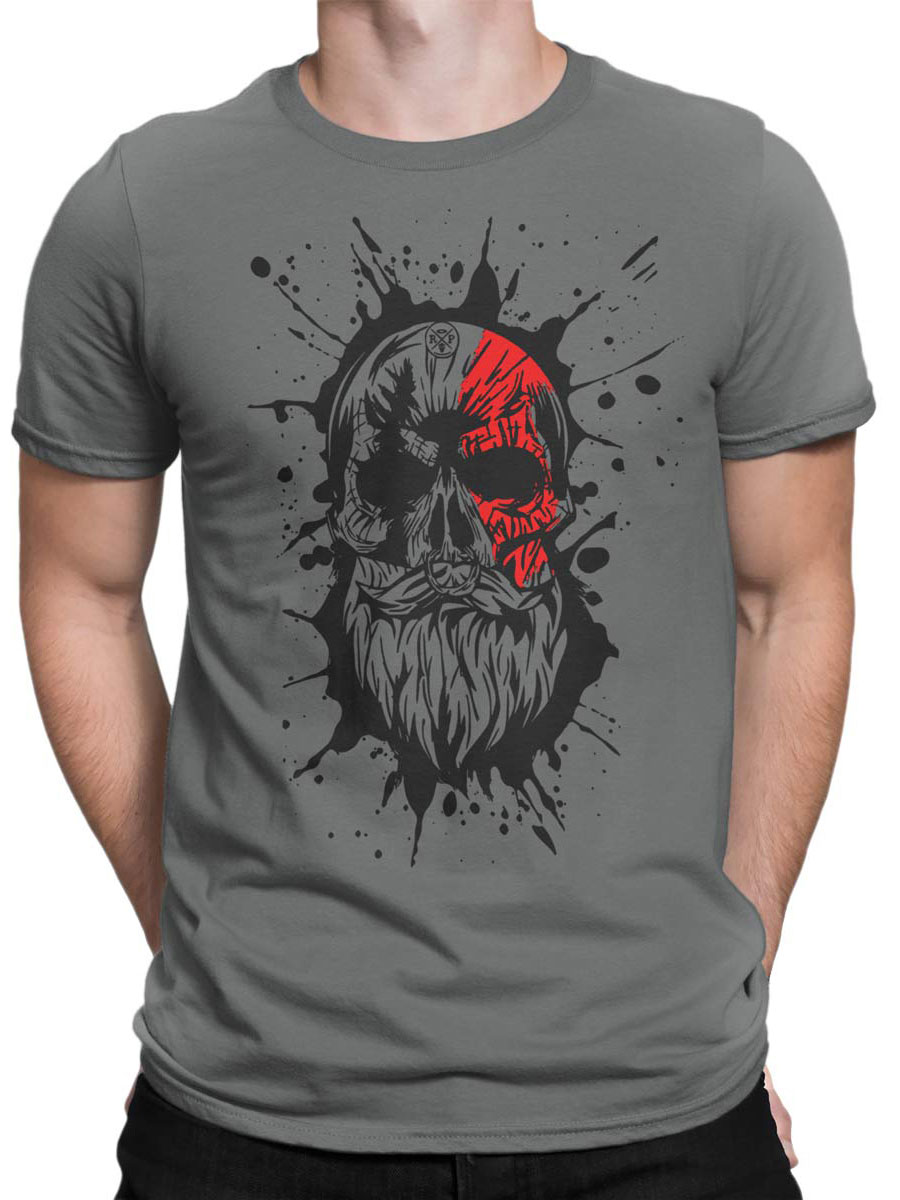 Noche Correa Muslo God Of War T-Shirt | Skull | Best Game Shirts #1