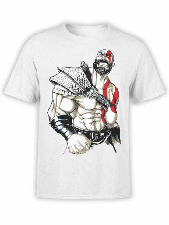1528 God of War T Shirt Rage Front