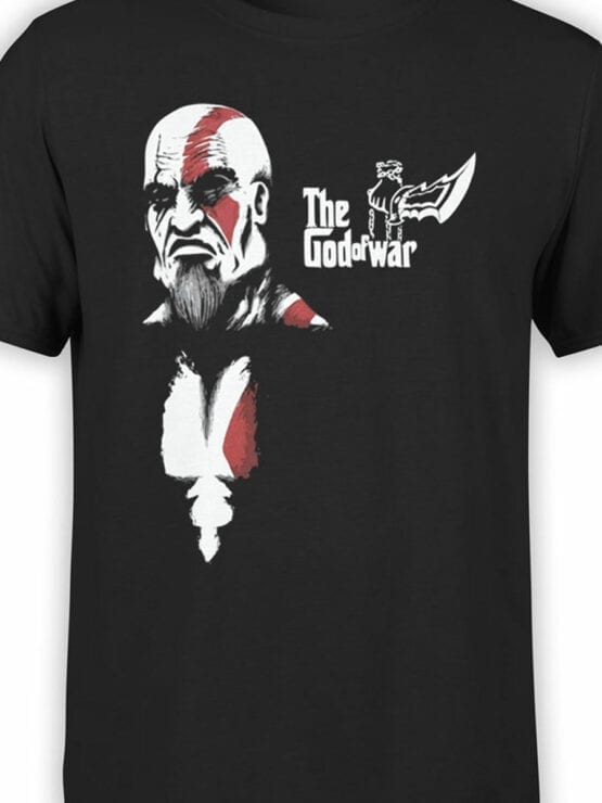 1531 God of War T Shirt Kratos Father Front Color