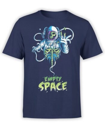 1537 Astronaut T Shirt Empty Space Front