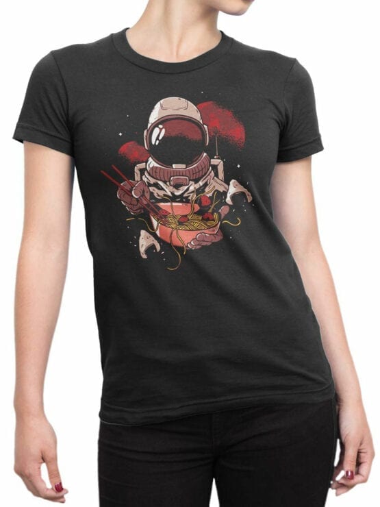 1543 NASA T Shirt Food Front Woman