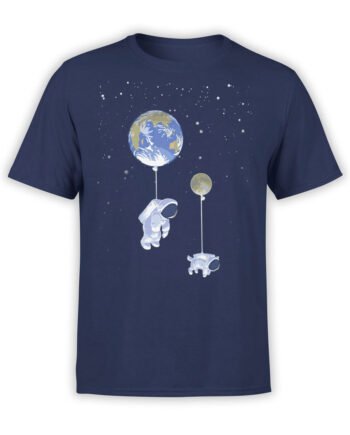 1545 NASA T Shirt Baloon Front