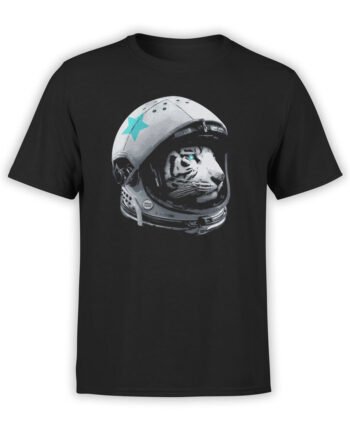 1546 NASA T Shirt Astro Tiger Front