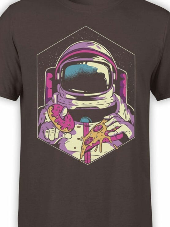 1548 NASA T Shirt Astro Food Front Color