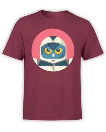 1550 NASA T Shirt Astro Owl Front