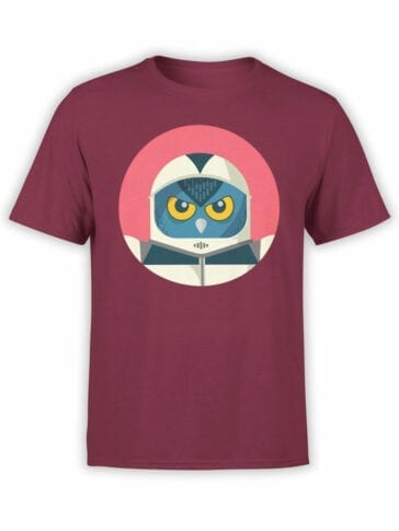1550 NASA T Shirt Astro Owl Front