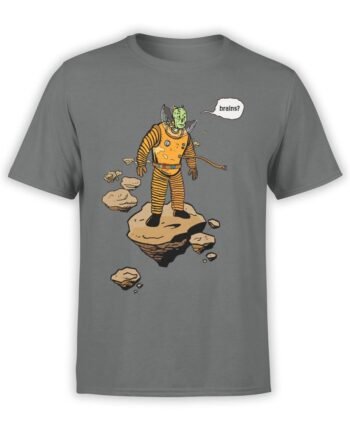 1552 NASA T Shirt Astro Zombie Front