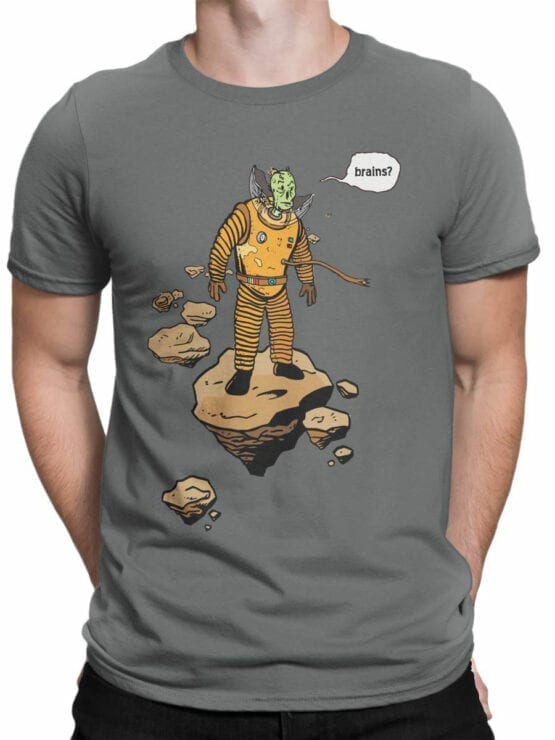 1552 NASA T Shirt Astro Zombie Front Man