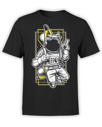 1553 NASA T Shirt Astro Banana Front