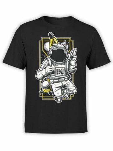 1553 NASA T Shirt Astro Banana Front